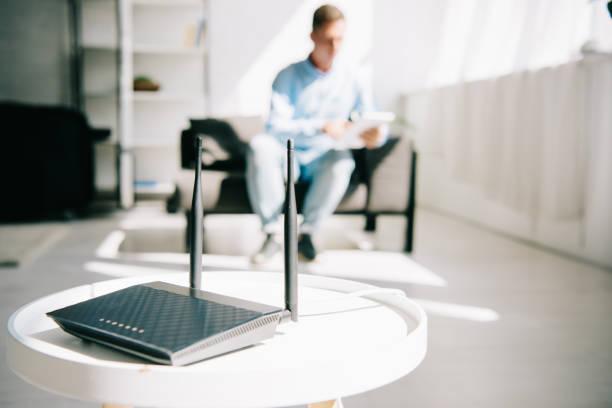 A Internet Router on A Table