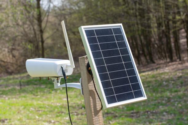 Cctv with Solar Panels