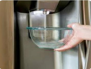 Clean Refrigerator Water Dispenser